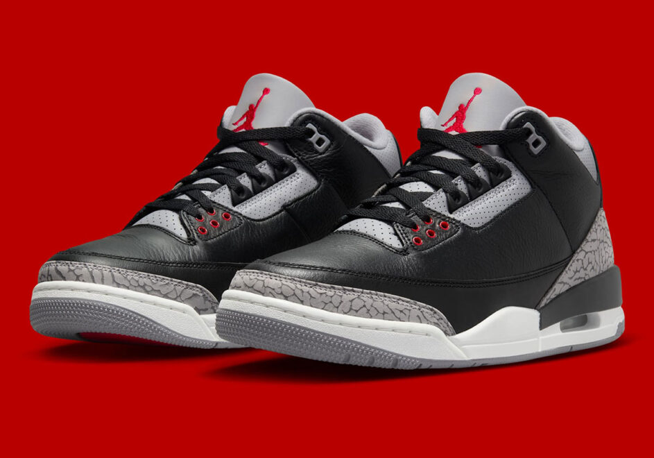 Air Jordan 3 “Black Cement” Dropping This Month Right Before The Holidays